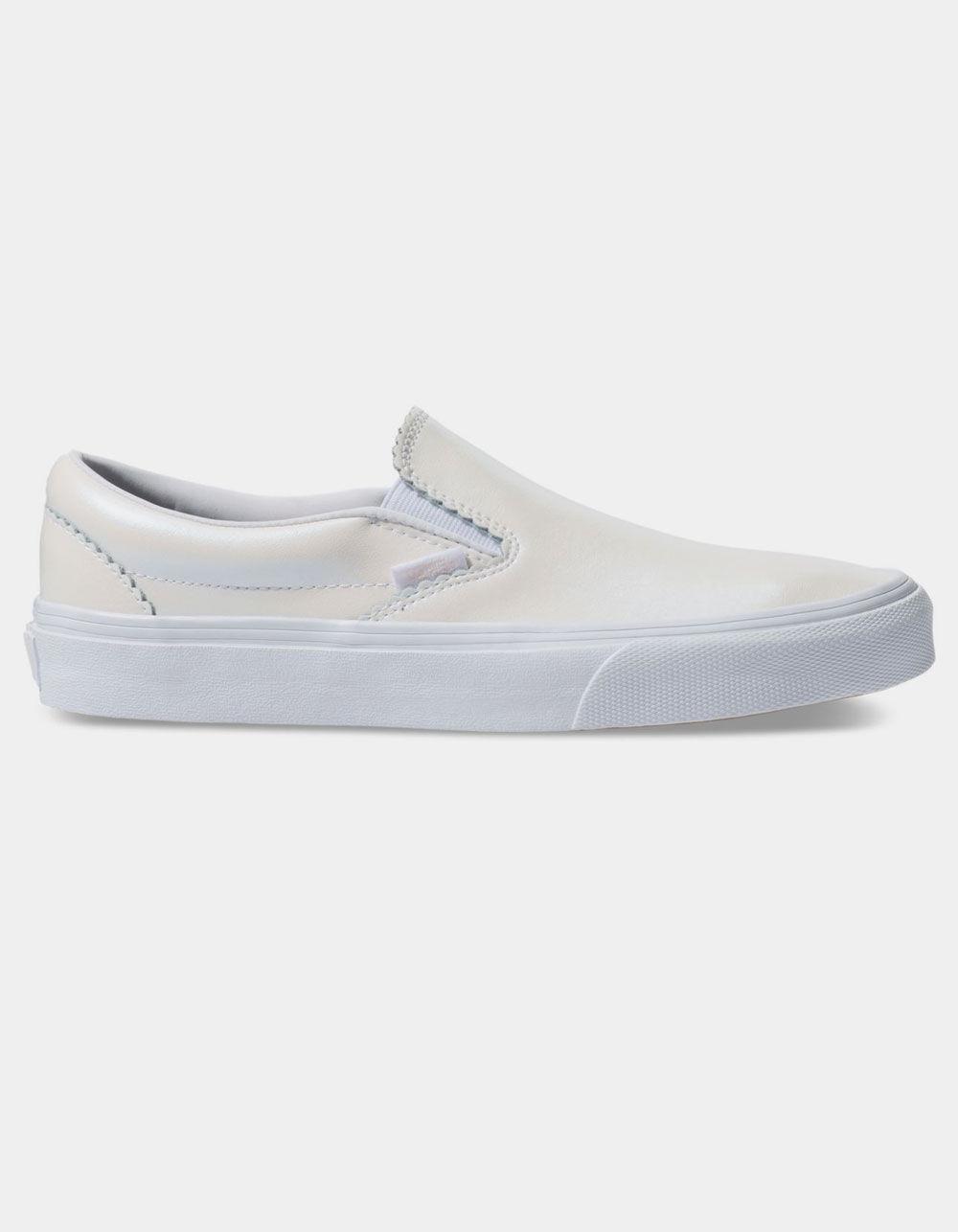 pearl suede slip on vans