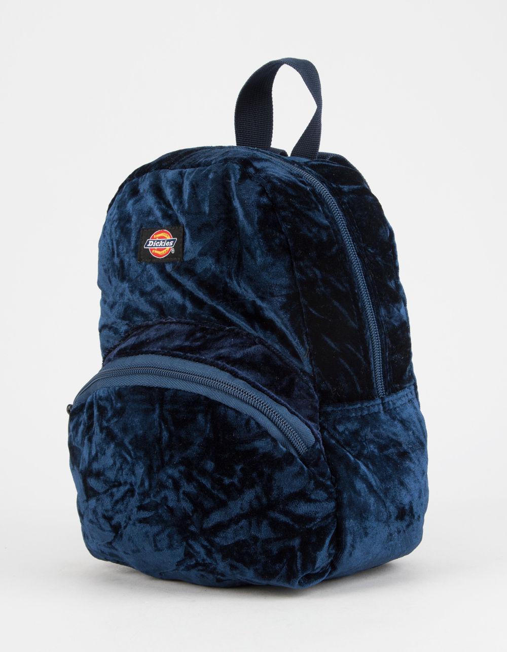 dickies crushed velvet mini backpack