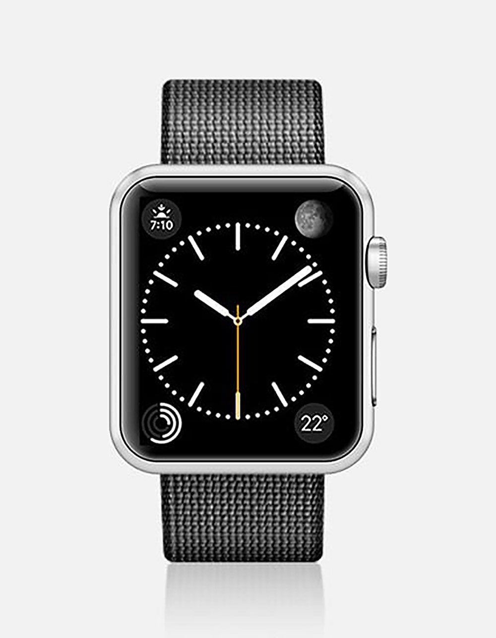 Casetify Synthetic 42mm Nylon Solid Black Apple Watch Band for Men - Lyst
