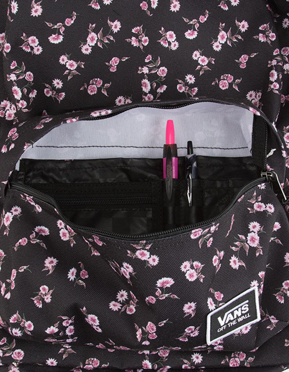 vans sundaze floral backpack