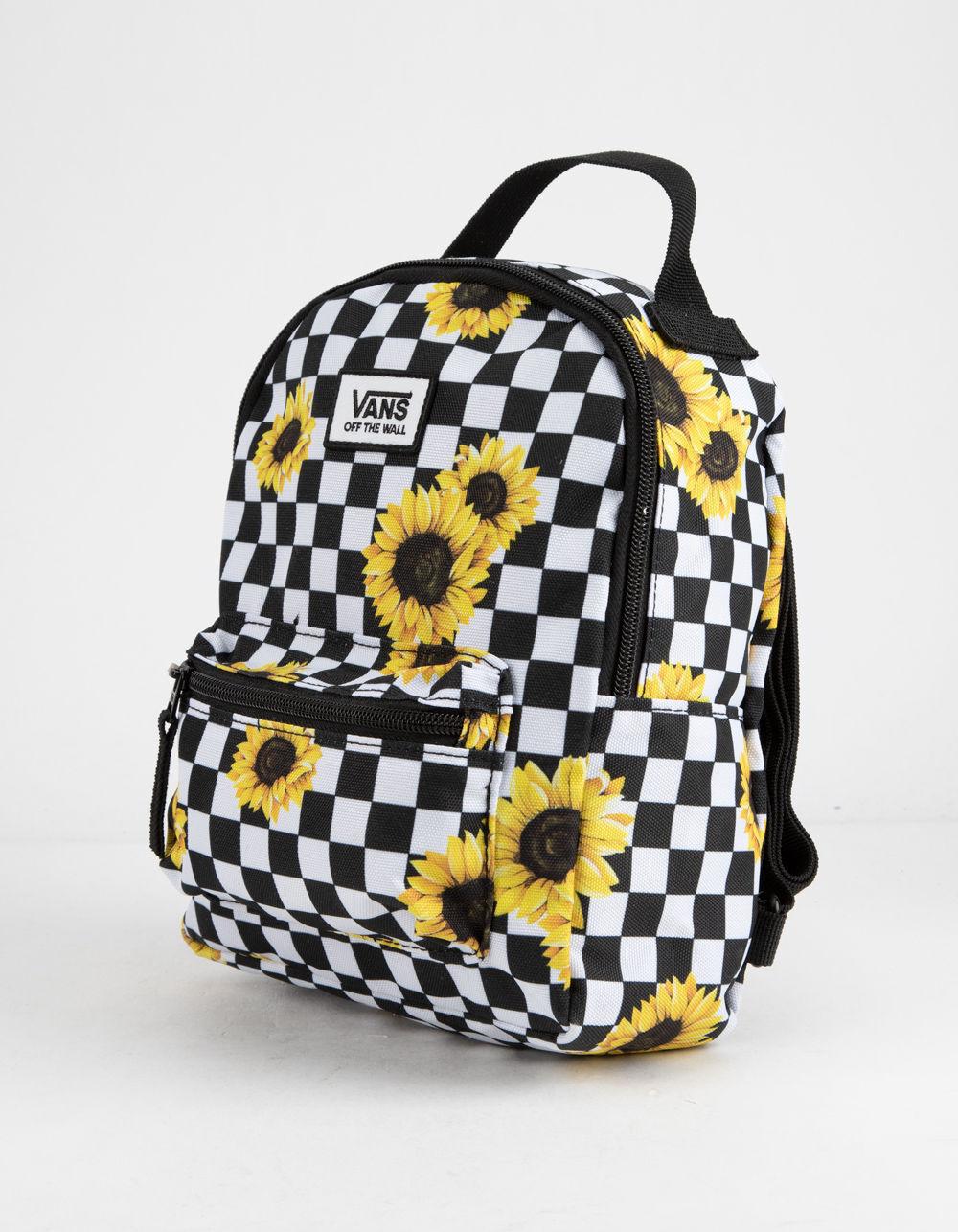 sunflower checkered vans backpack