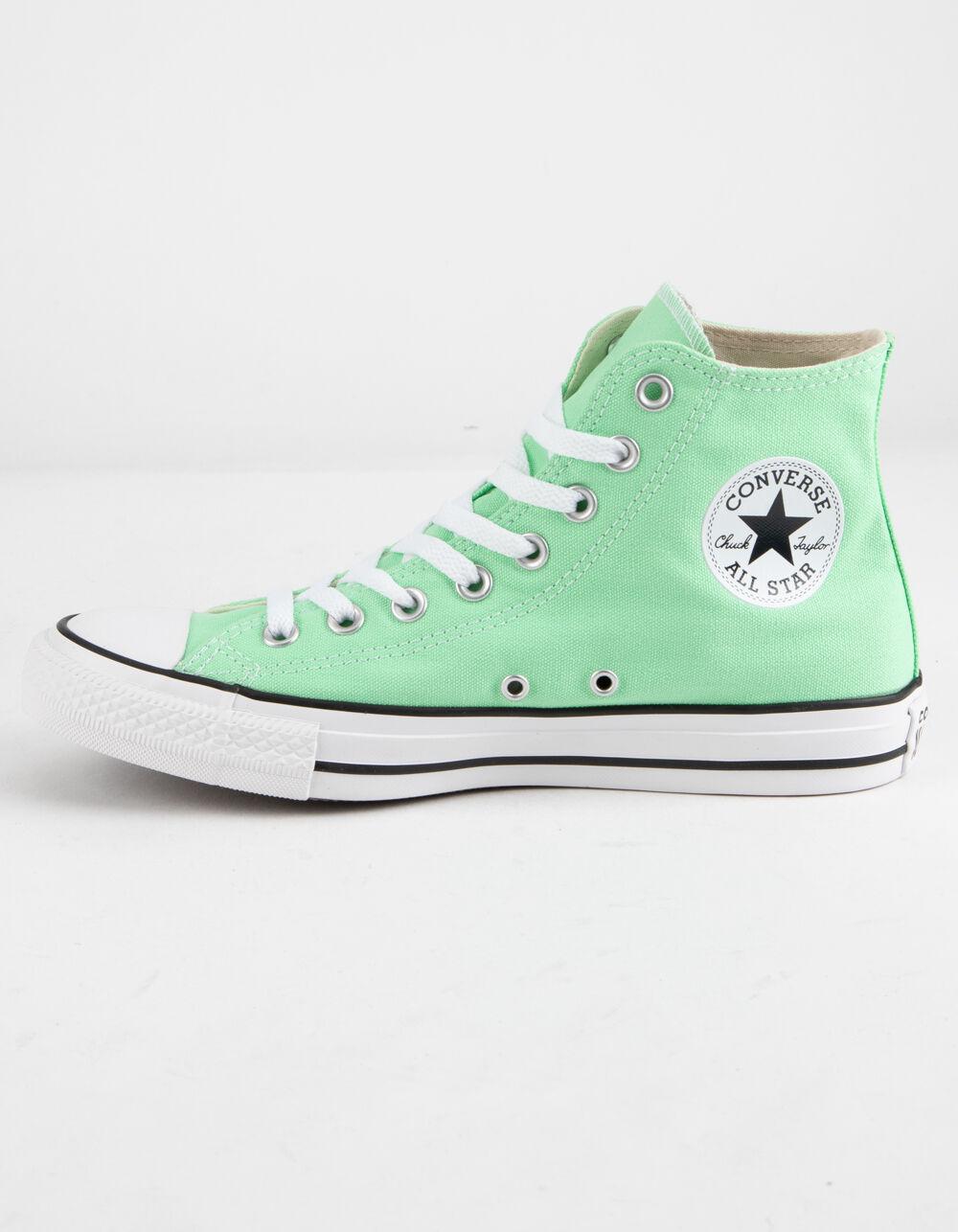 light green converse shoes