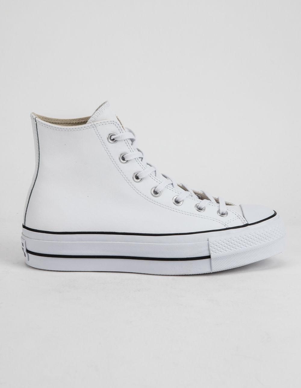 Converse Chuck Taylor All Star Lift Faux Leather White
