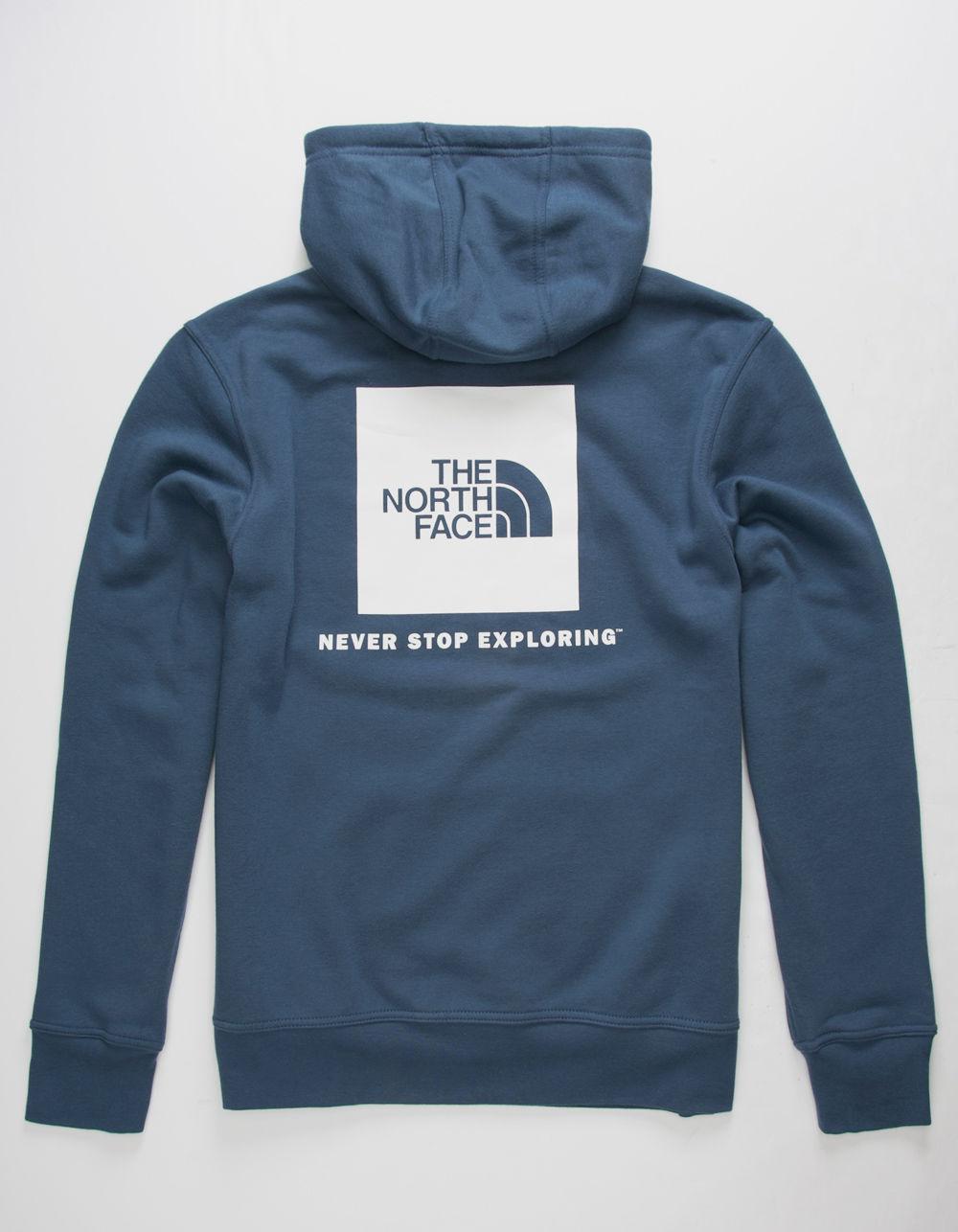 north face red box hoodie mens