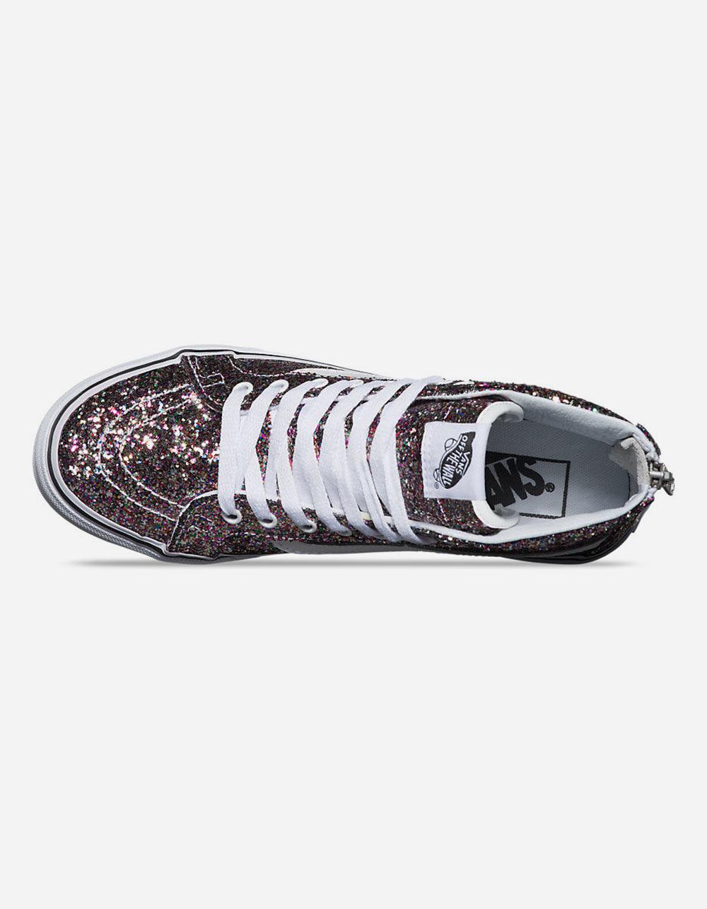 Vans Rubber Chunky Glitter Sk8hi Slim Zip Womens Shoes Lyst