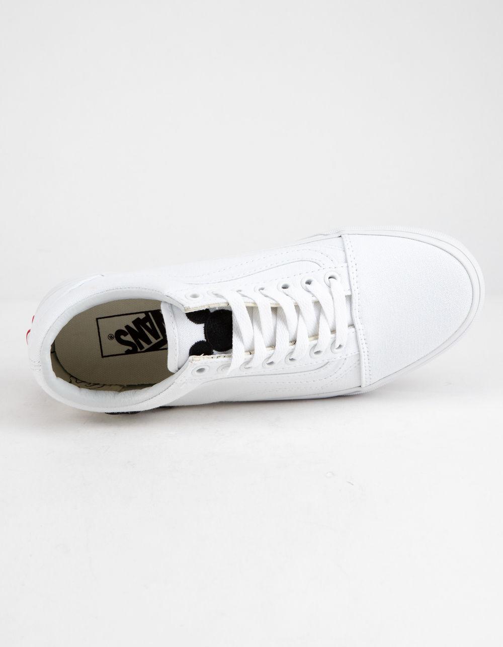 Vans Canvas Disney X Mickey Old Skool Womens Shoes in White - Lyst