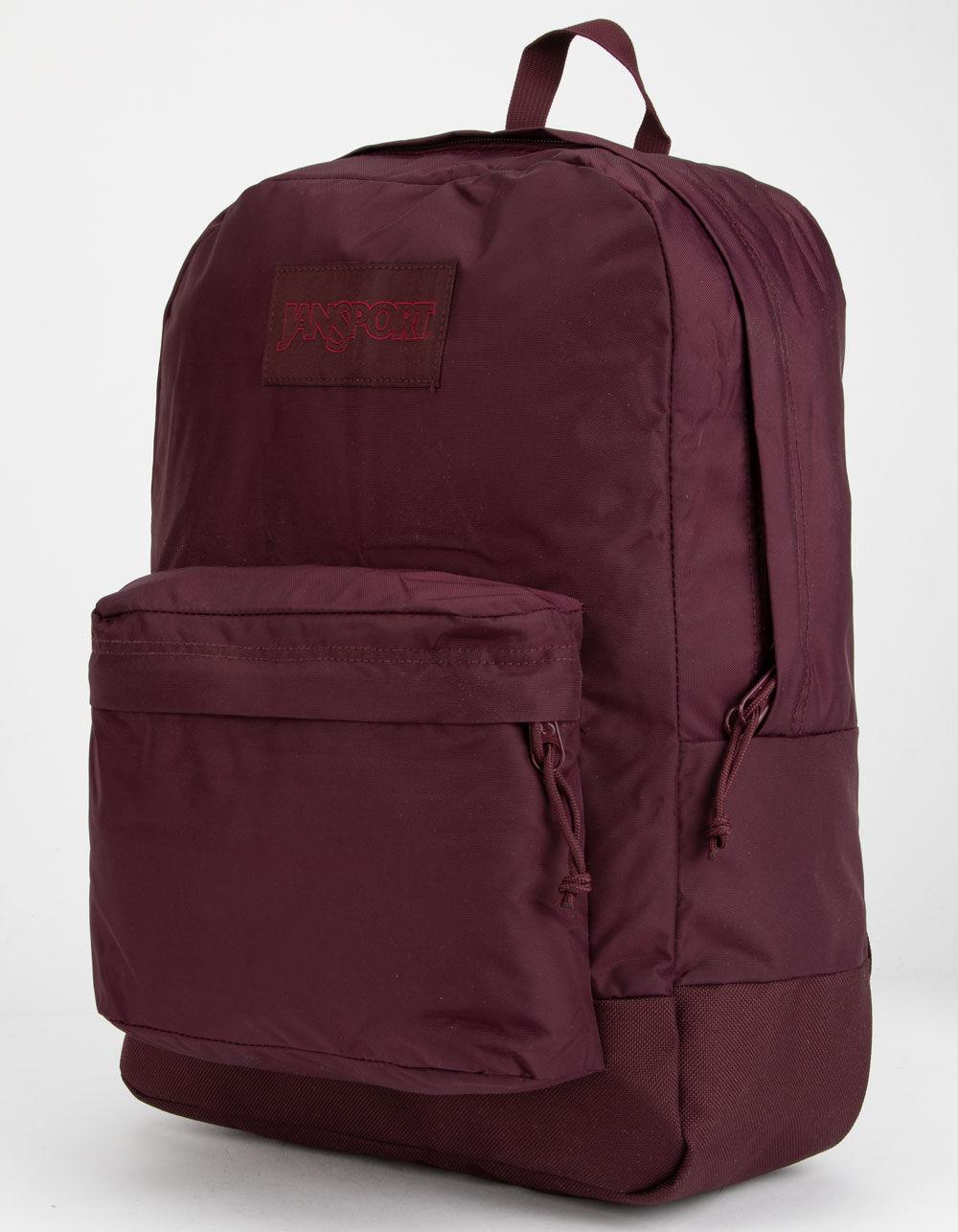 maroon jansport backpack