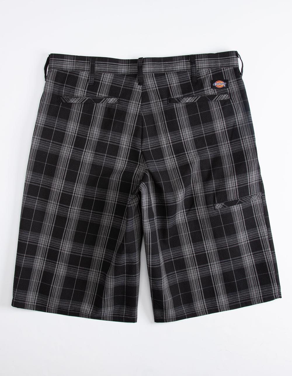 Dickies Cotton Plaid Black & Gray Mens Shorts for Men Lyst