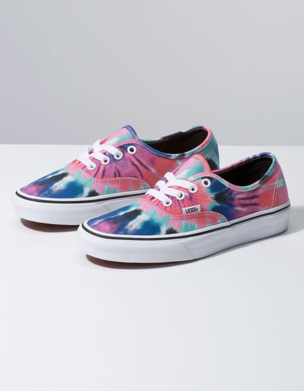 vans shoes tie style