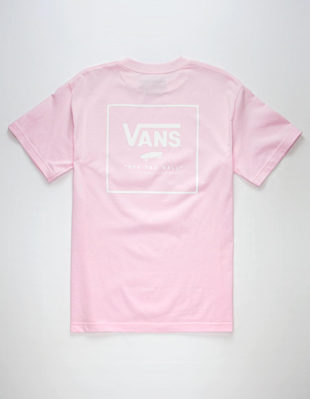vans shirt pink