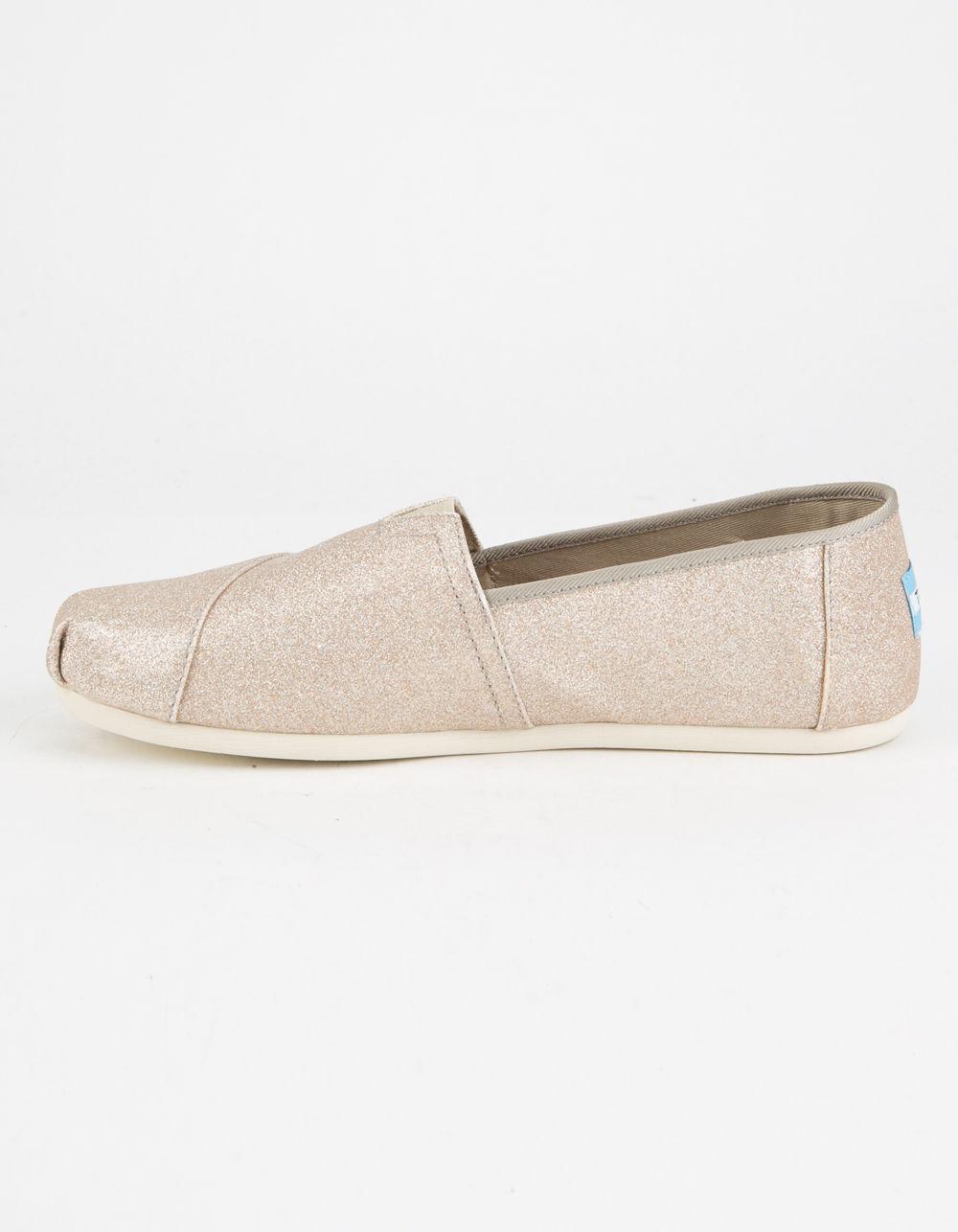 rose gold glimmer toms