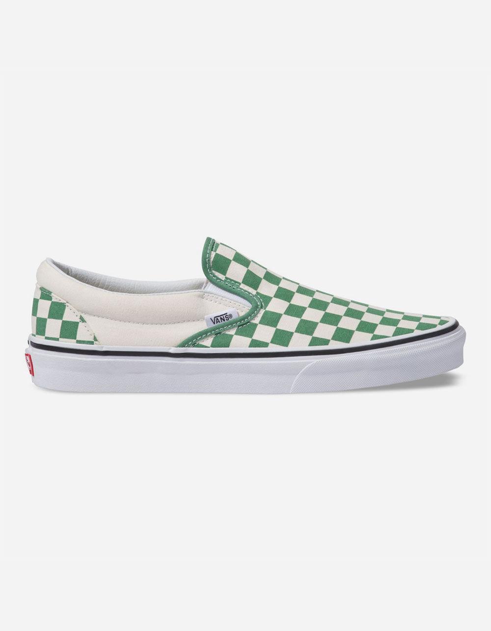Vans Canvas Classic Slip-on Deep Grass Green Shoes for Men - Lyst