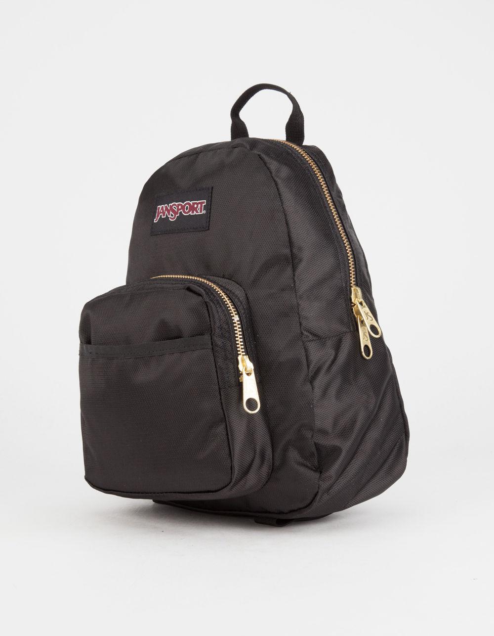 jansport black mini backpack