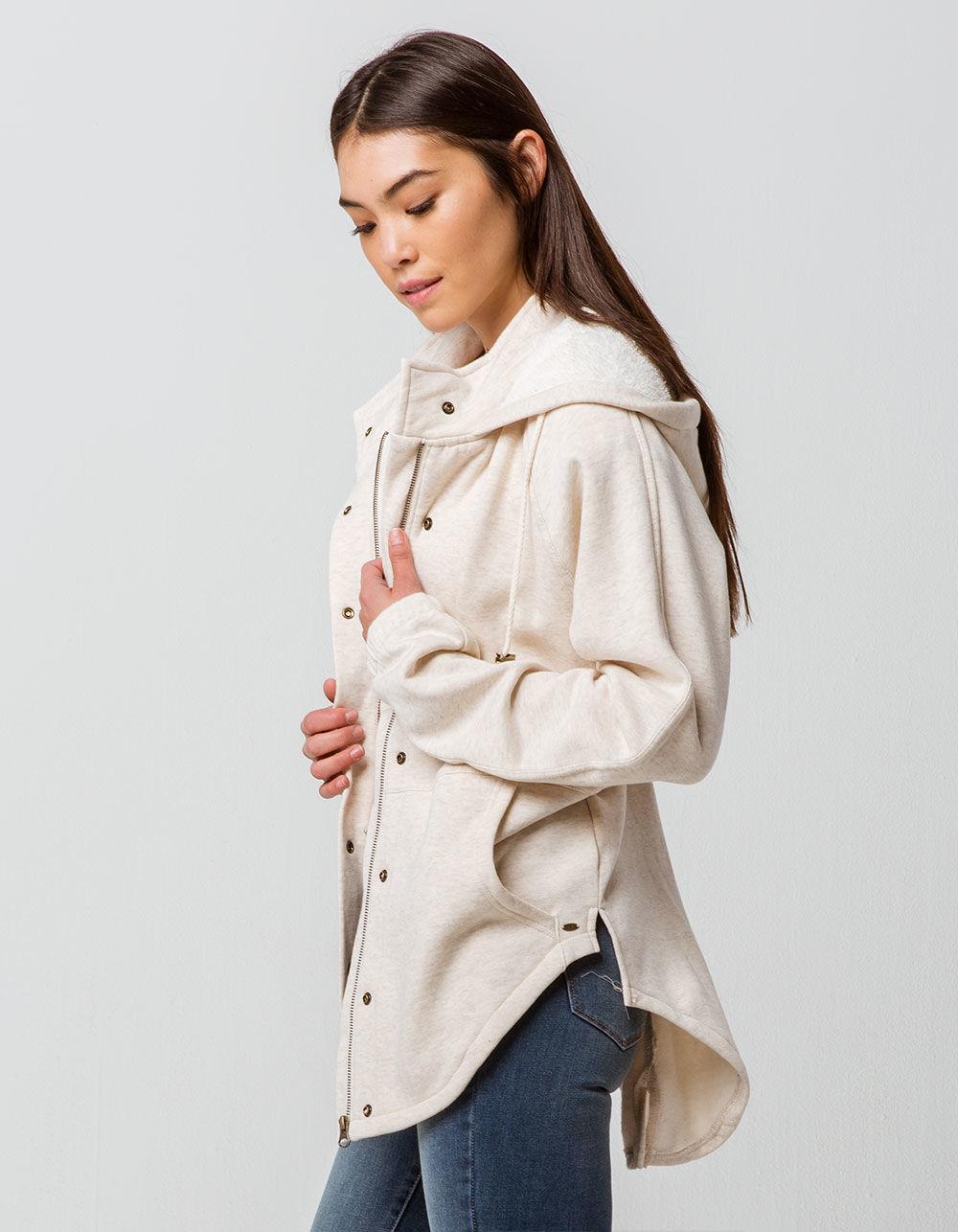 O'neill Sportswear Mink Fleece Jacket With Sherpa Hood in ...