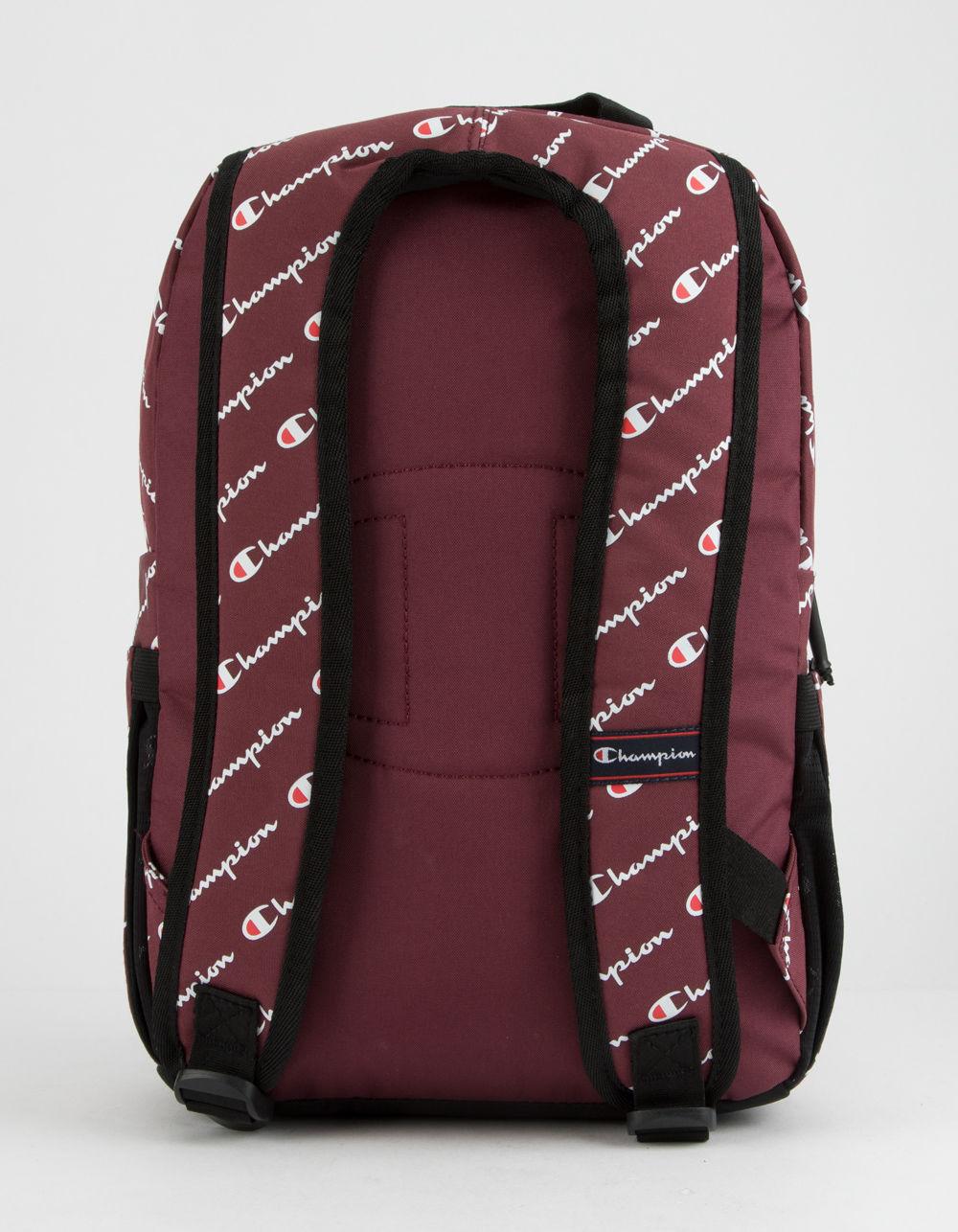 burgundy champion backpack