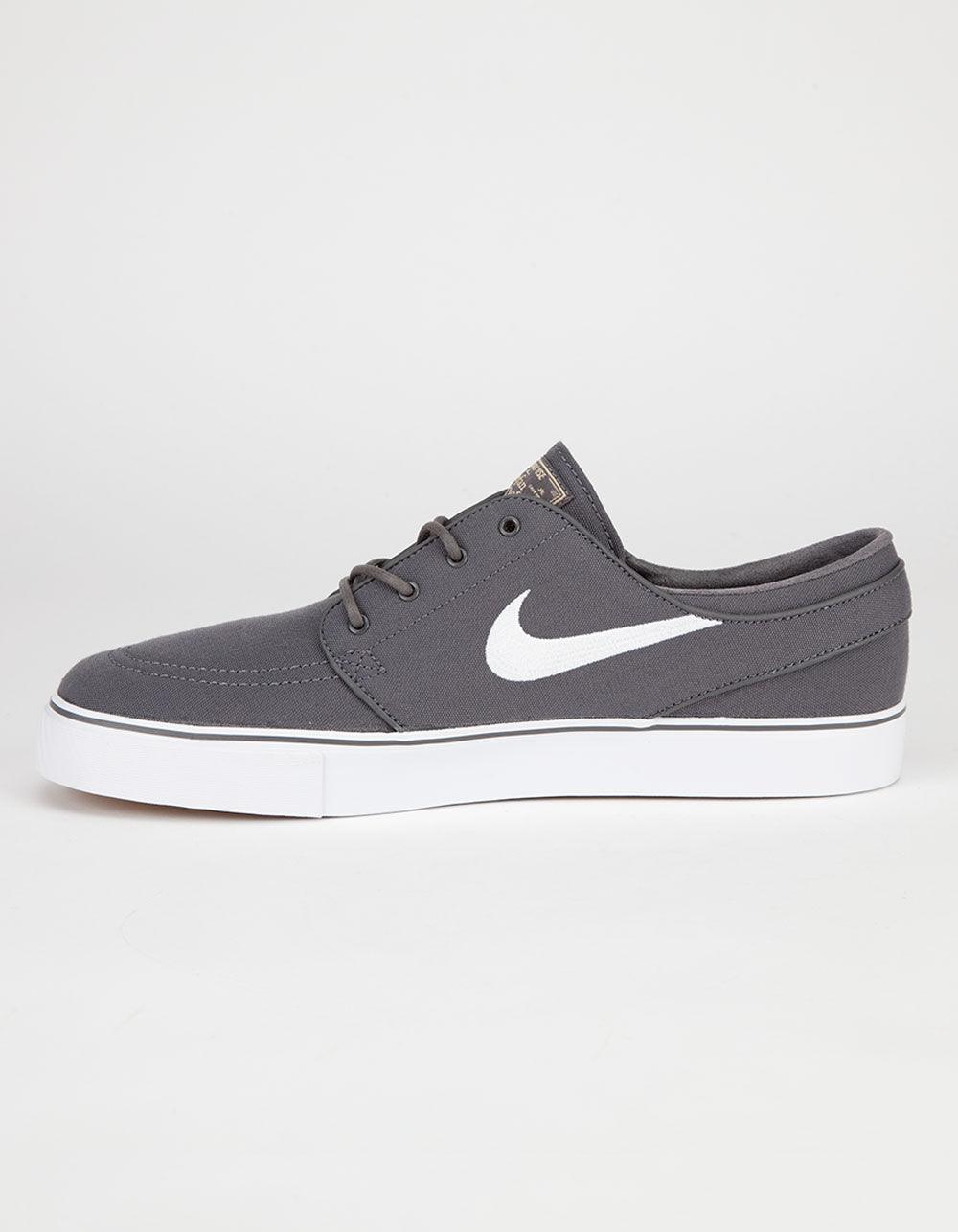 Nike Canvas Sb Zoom Stefan Janoski Shoes in Gray for Men - Lyst