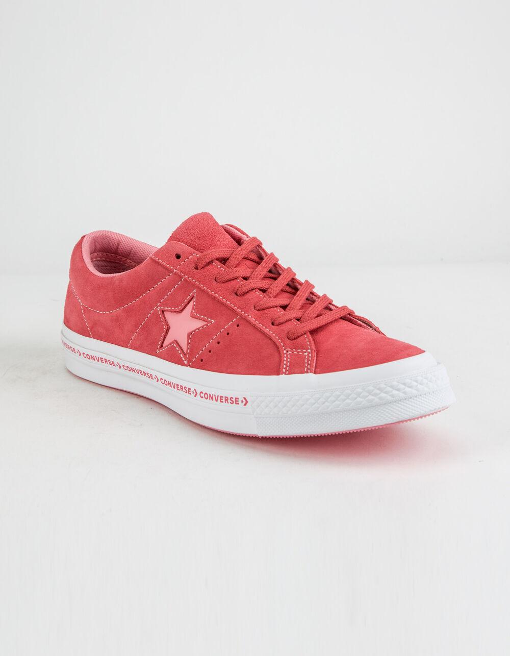 pink converse one star mens