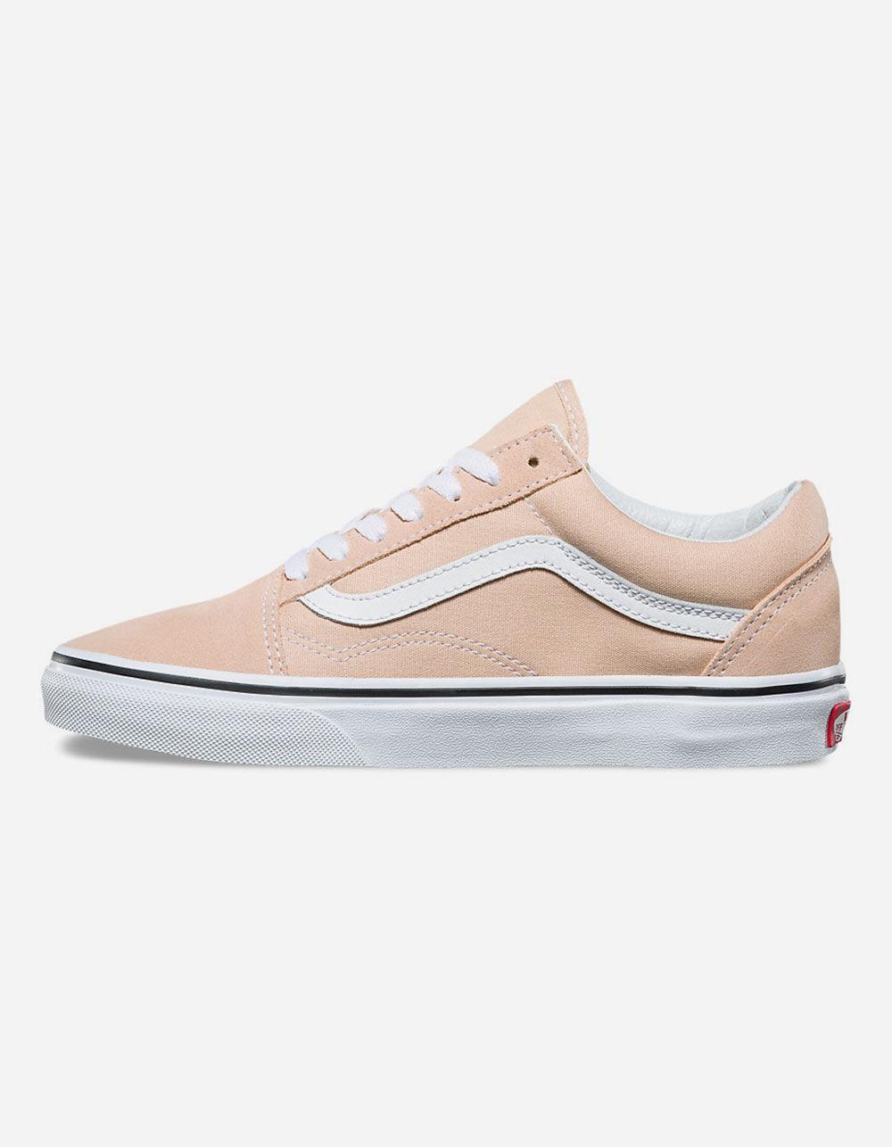 vans old skool frappe & true white skate shoes