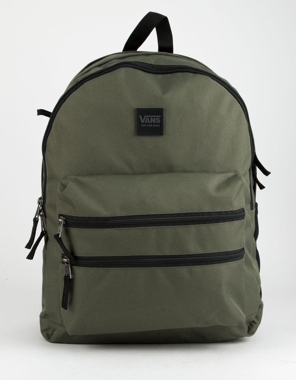 vans rucksack olive