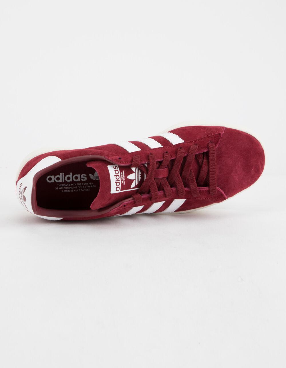 adidas burgundy trainers