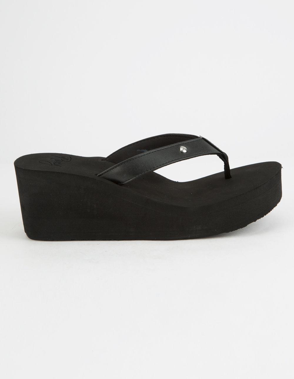 roxy platform wedge sandals