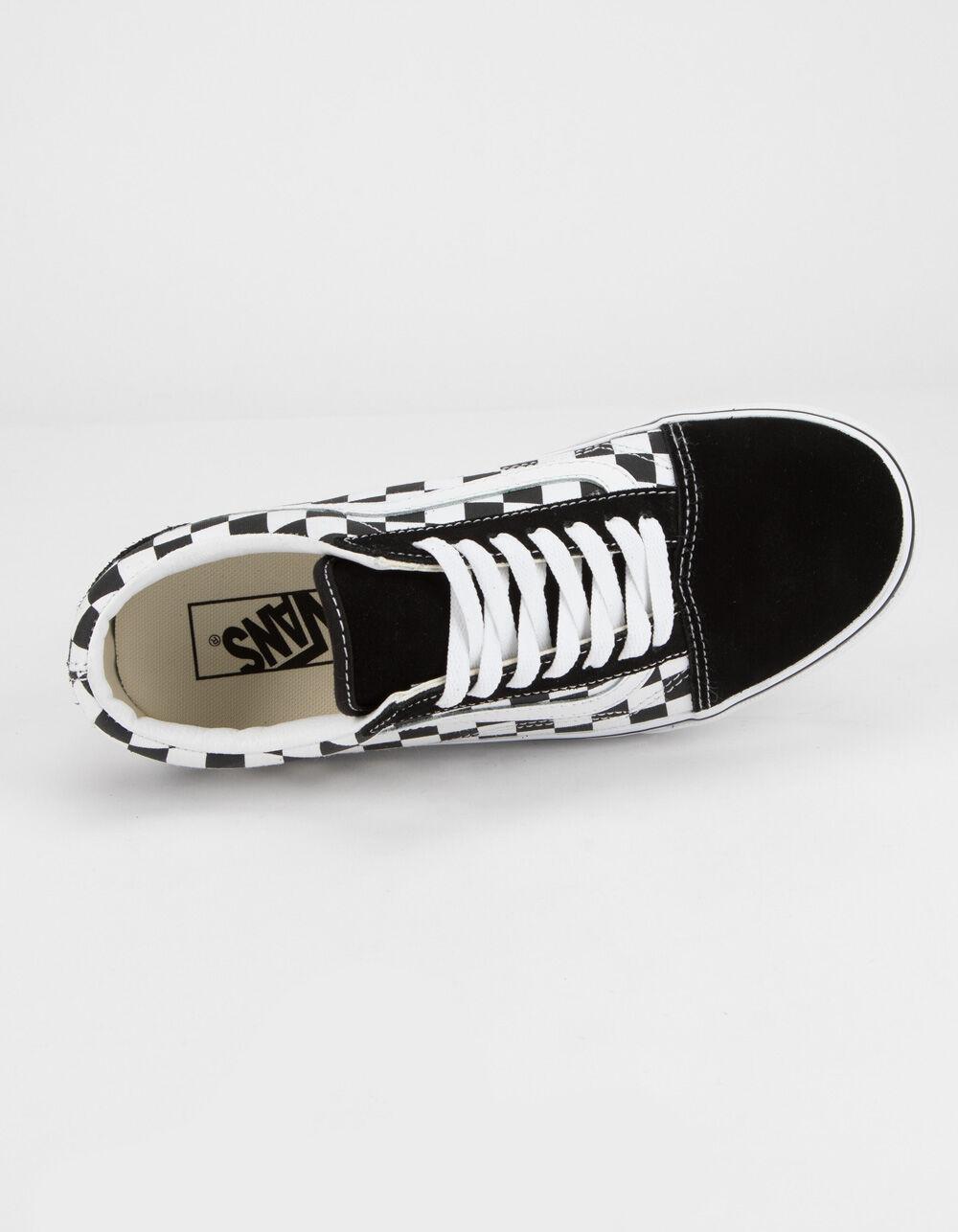 scarpe checkerboard old skool platform