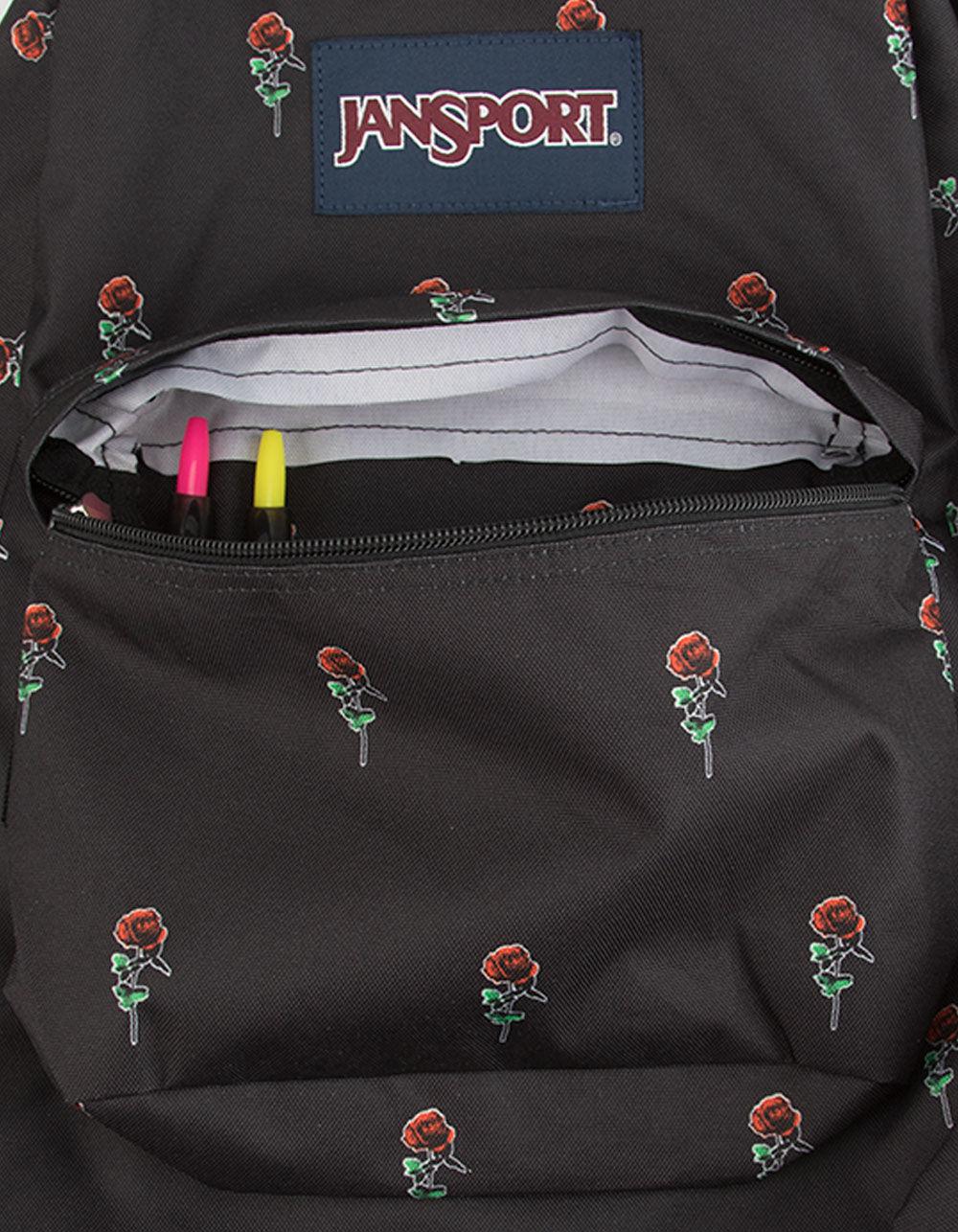 jansport backpack roses
