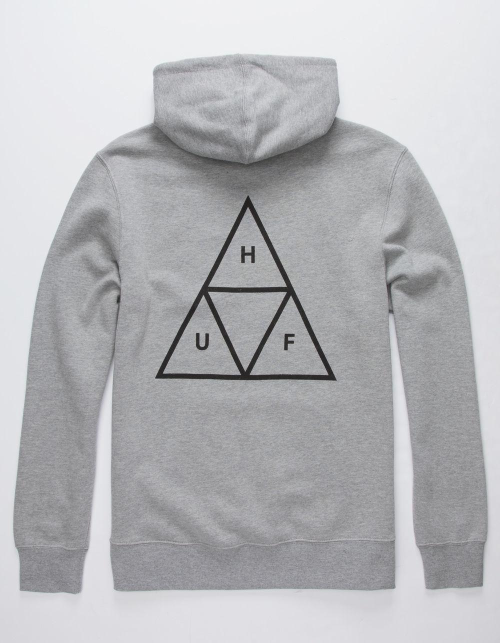 huf triangle hoodie