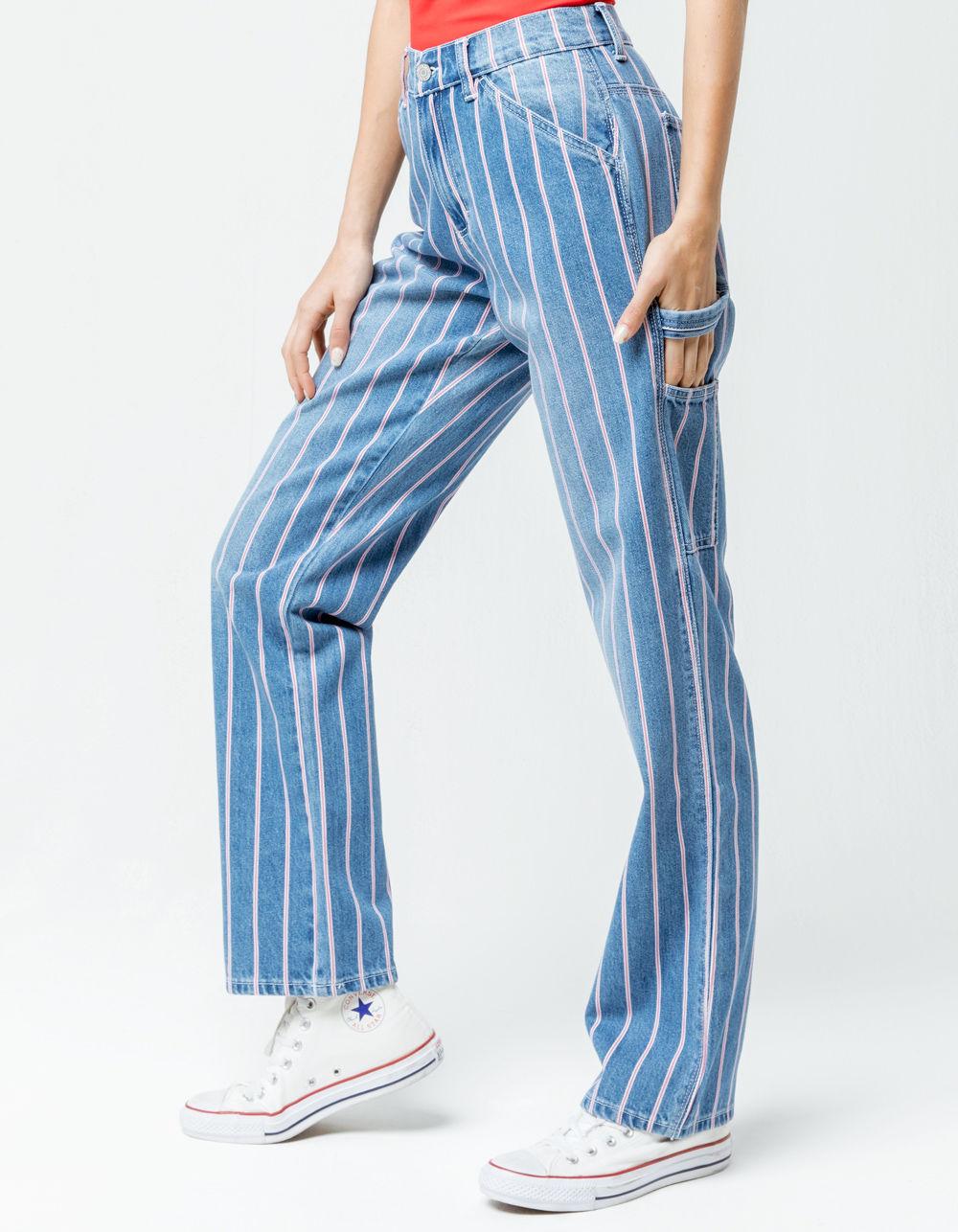 dickies striped carpenter pants
