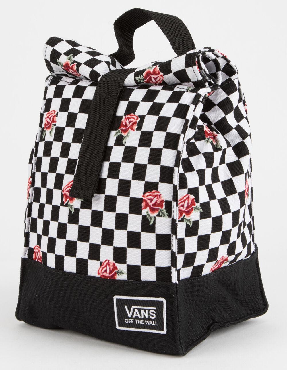 vans checkered lunch bag