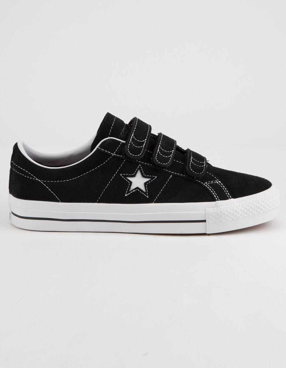 Converse Suede One Star Pro 3v Ox Black \u0026 White Shoes for Men - Lyst