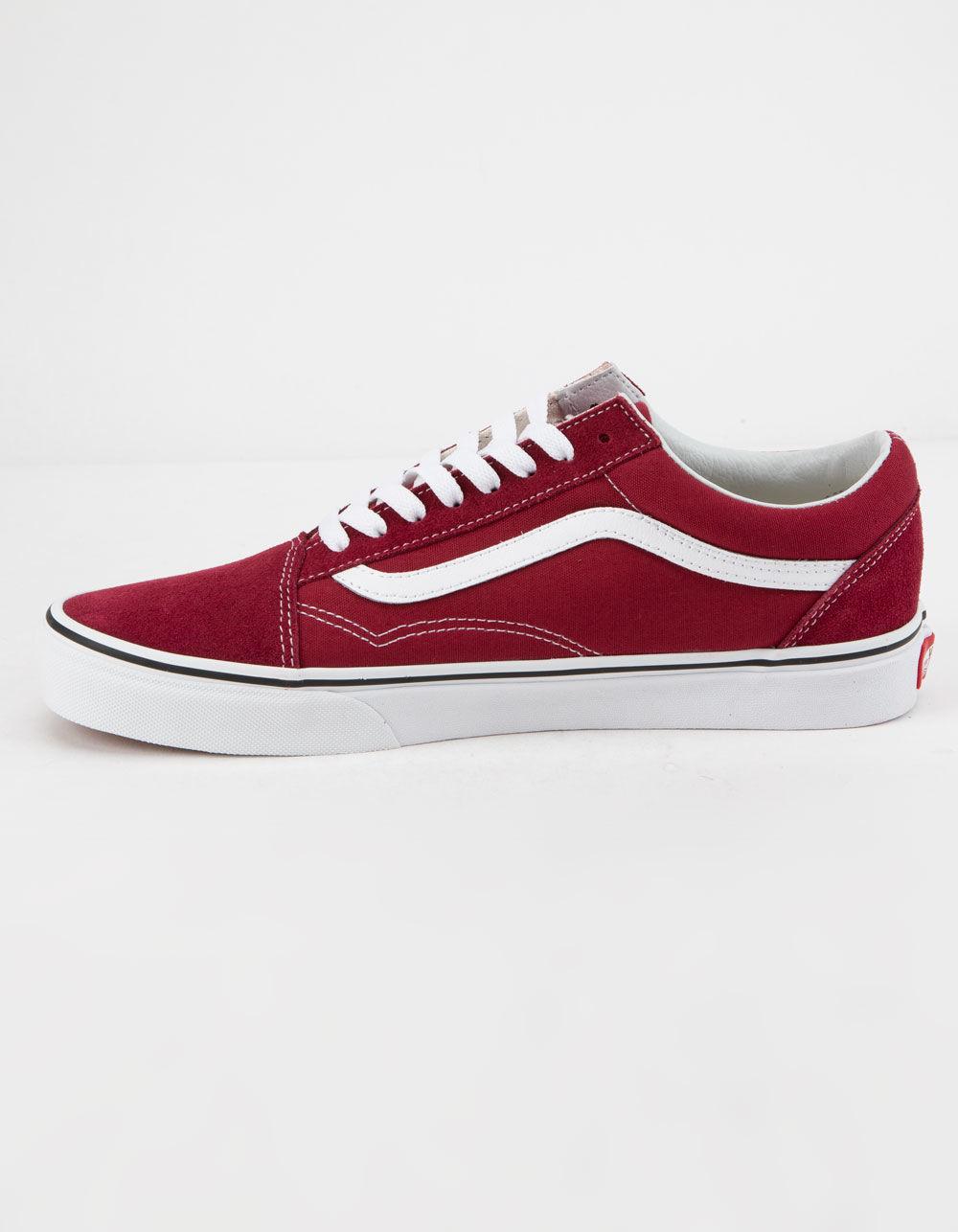 vans old skool rumba red