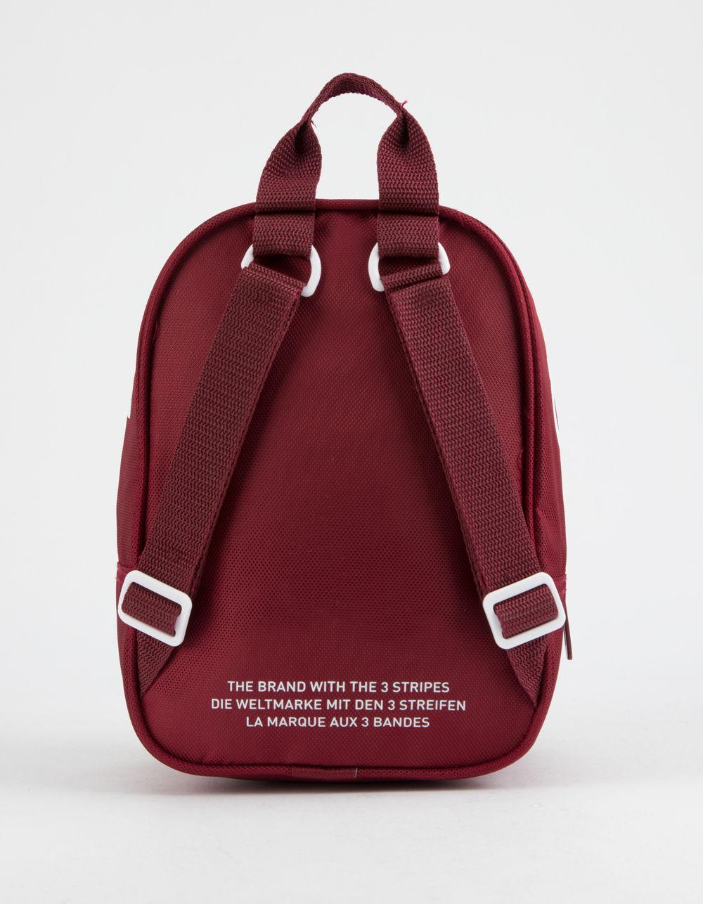adidas Synthetic Originals Santiago Burgundy Mini Backpack in Red - Lyst