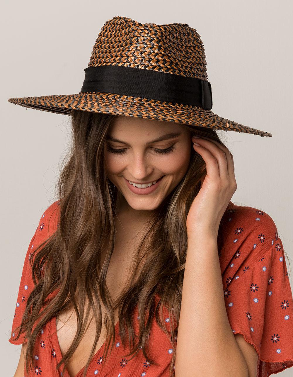 brixton joanna hat black cream