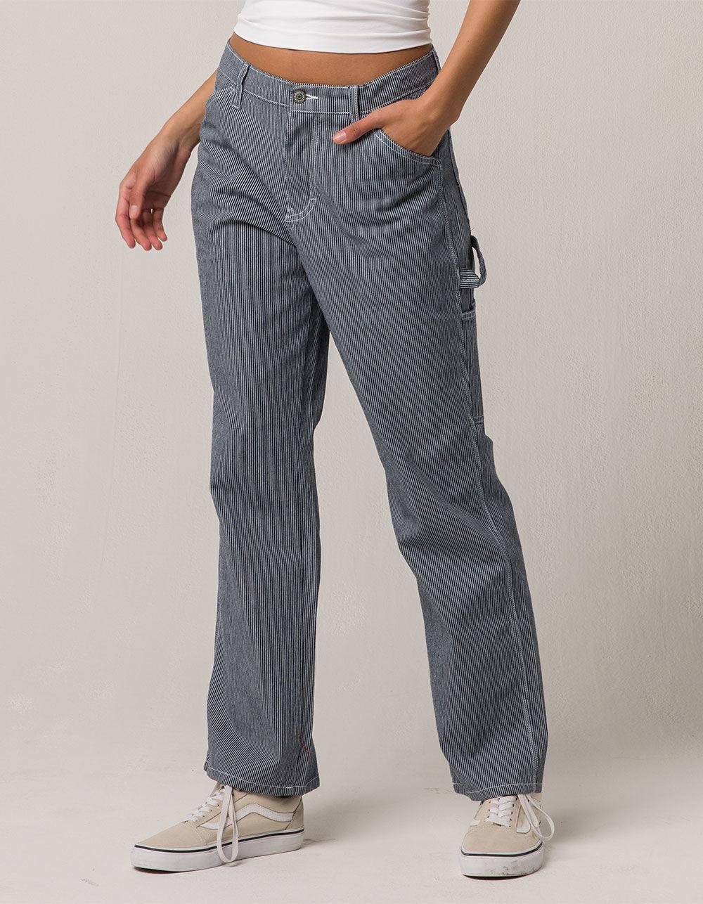 dickies striped carpenter pants