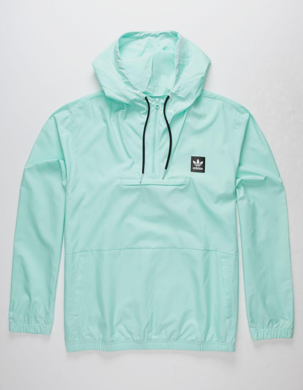 mint green adidas jacket