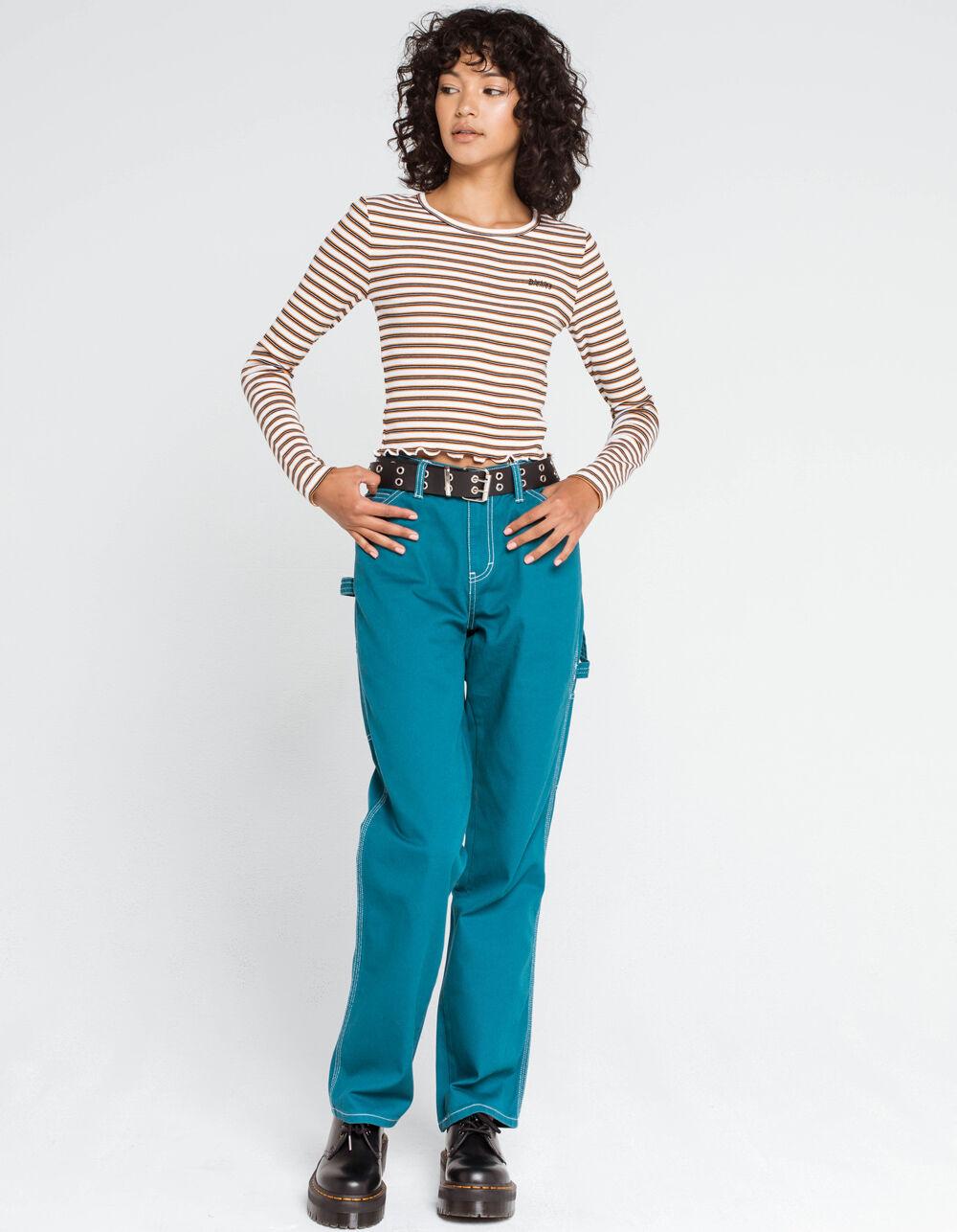 womens navy blue dickies work pants