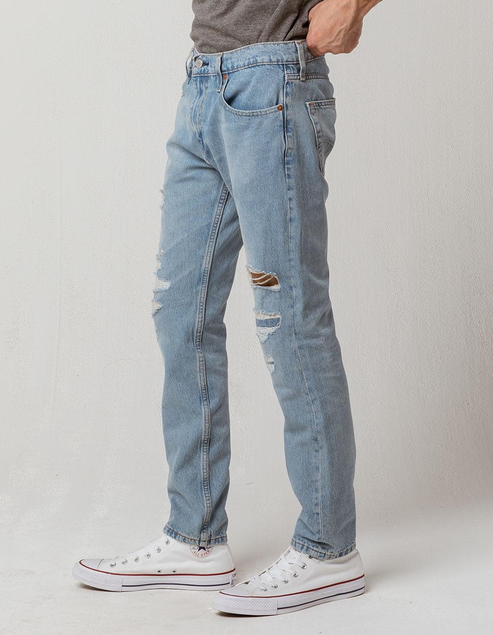 Levi's Denim 512 Max Warp Mens Ripped Jeans in Vintage (Blue) for Men