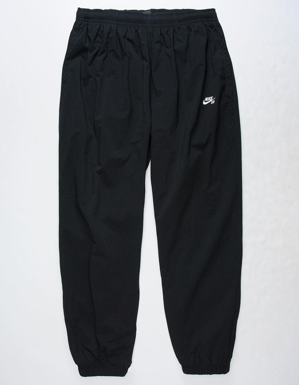 track pants black white
