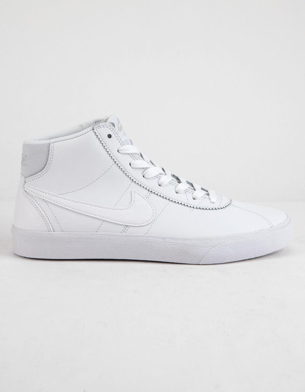 womens white nike high top shoes