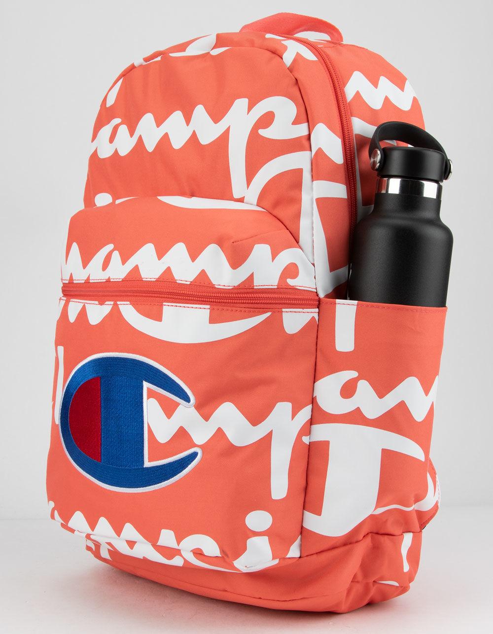 orange champion backpack