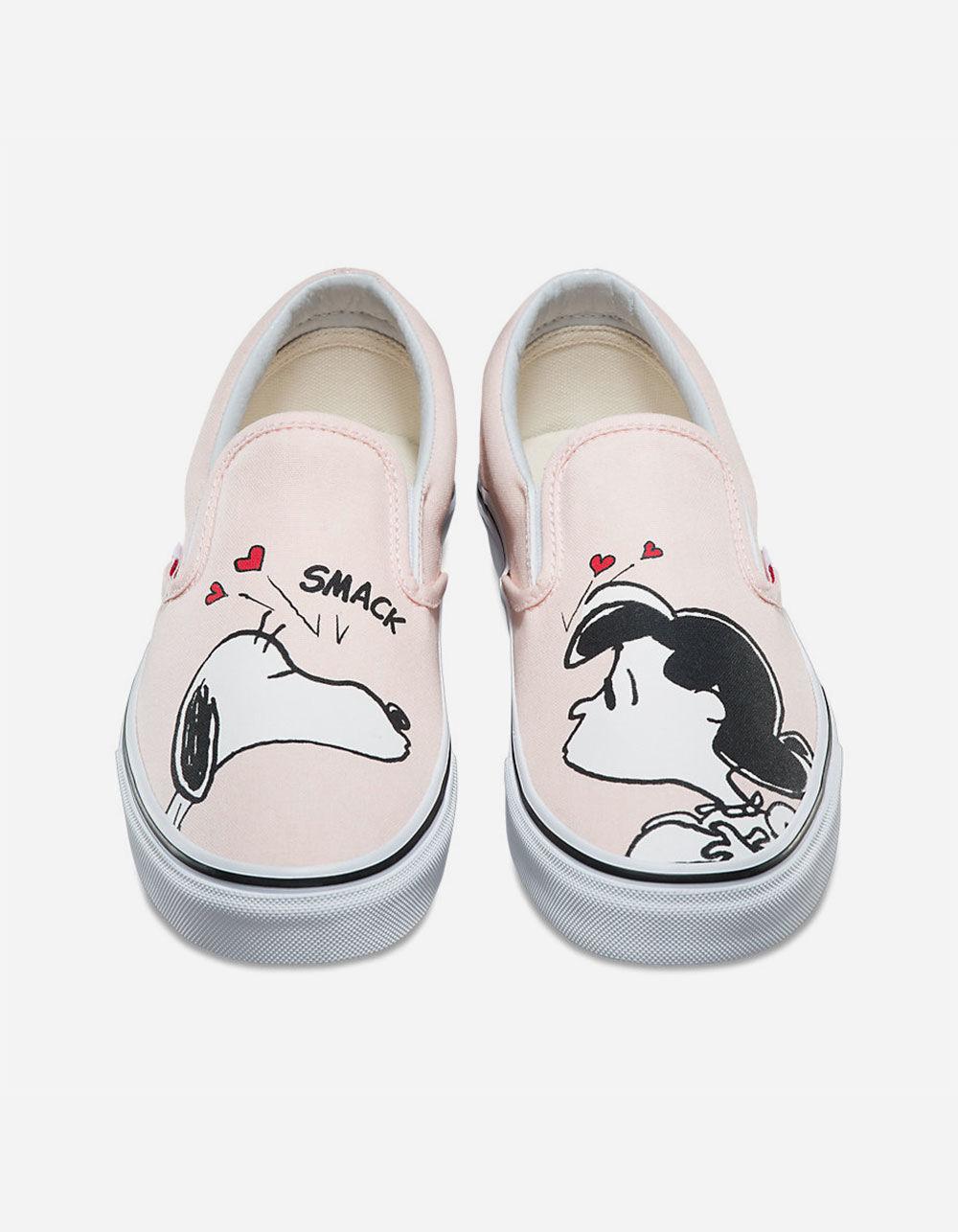Vans Canvas X Peanuts Smack Womens Classic Slip-on Shoes - Lyst
