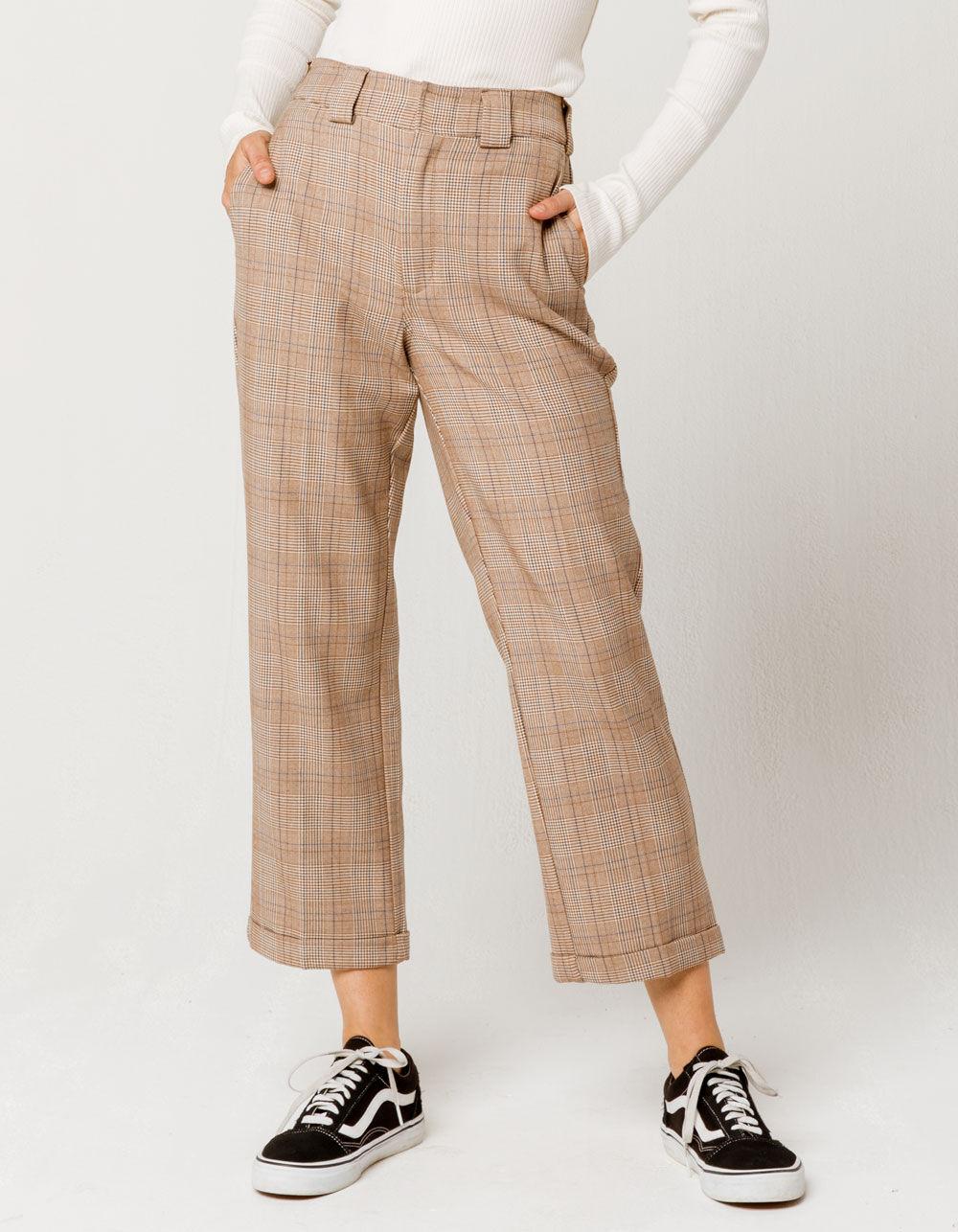 Dickies Synthetic Roll Hem Work Pants in Brown Combo (Brown) Lyst