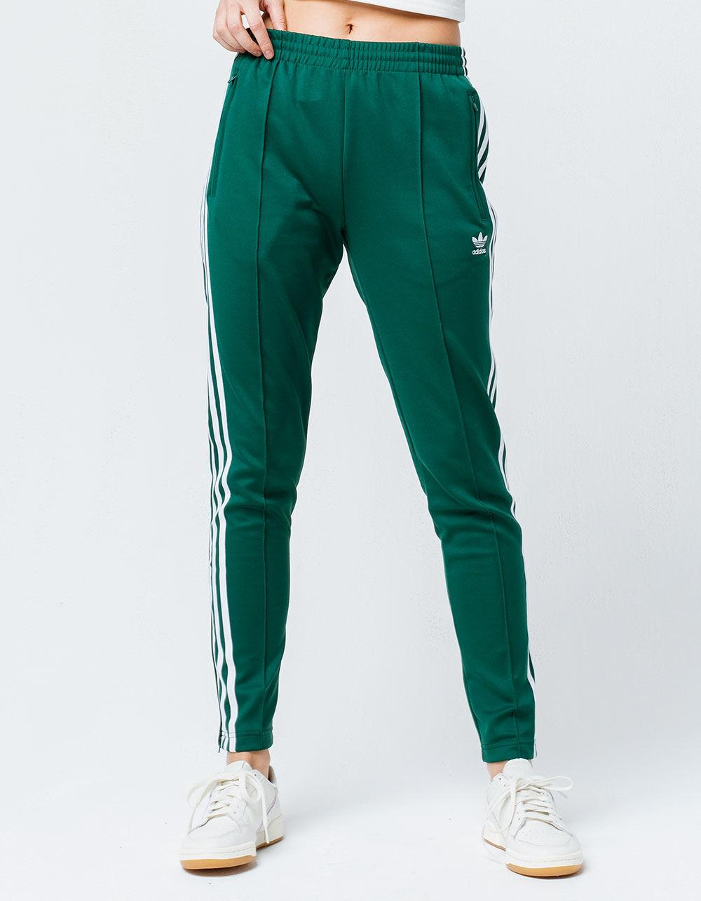 womens green adidas pants