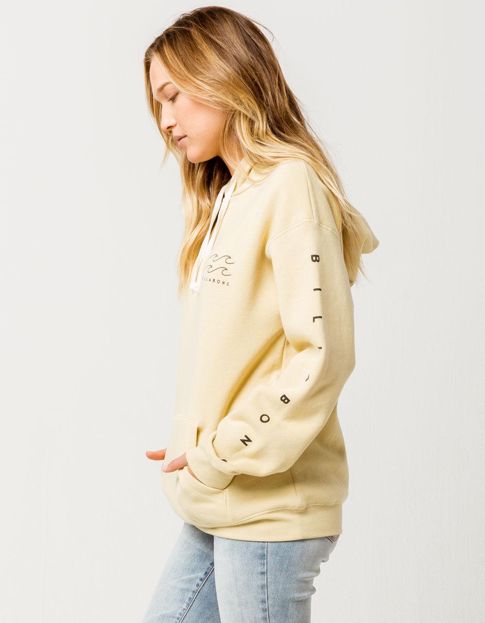 yellow billabong hoodie