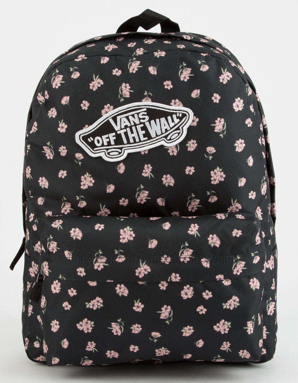 vans realm classic botanical ditsy backpack