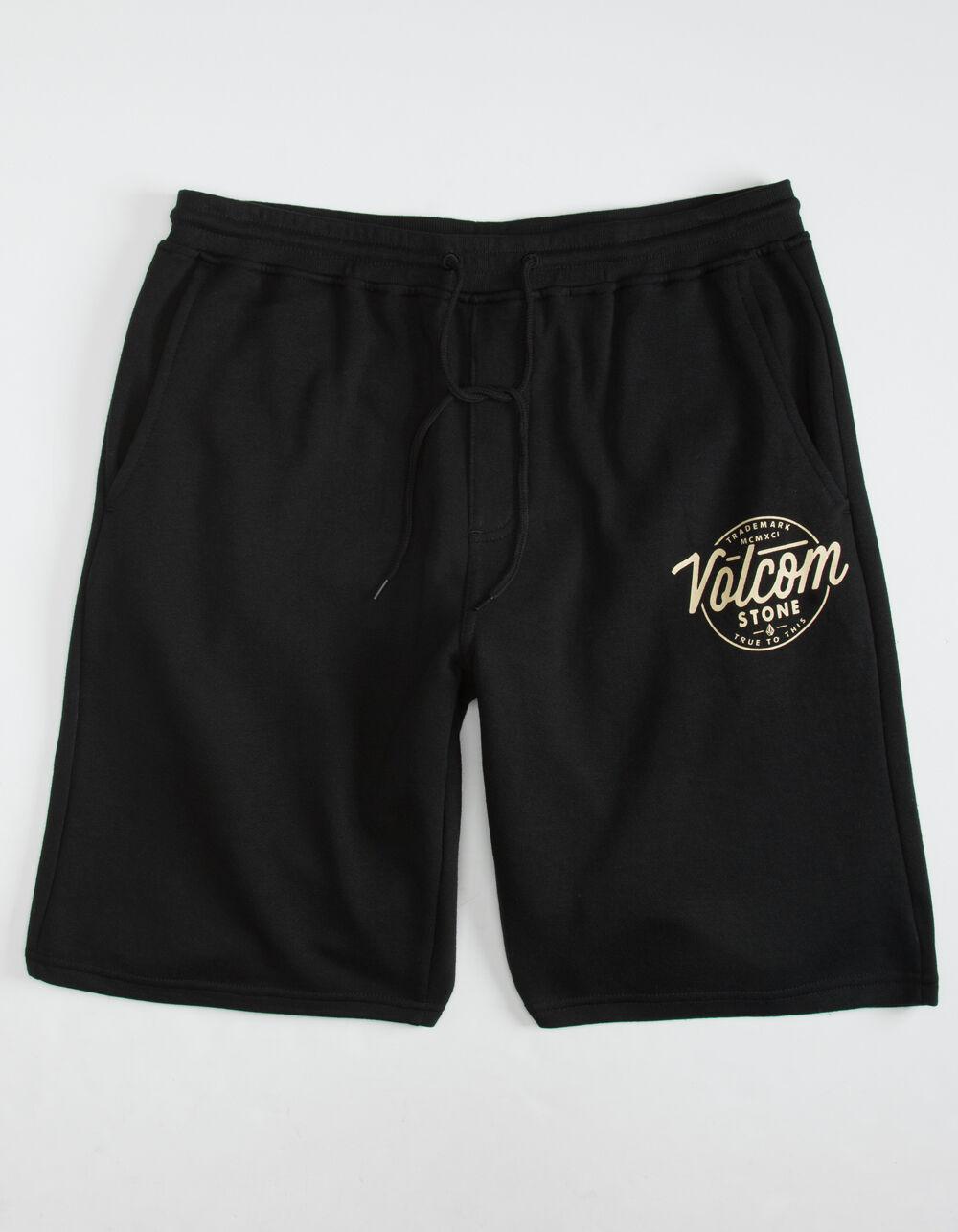 plain black sweat shorts