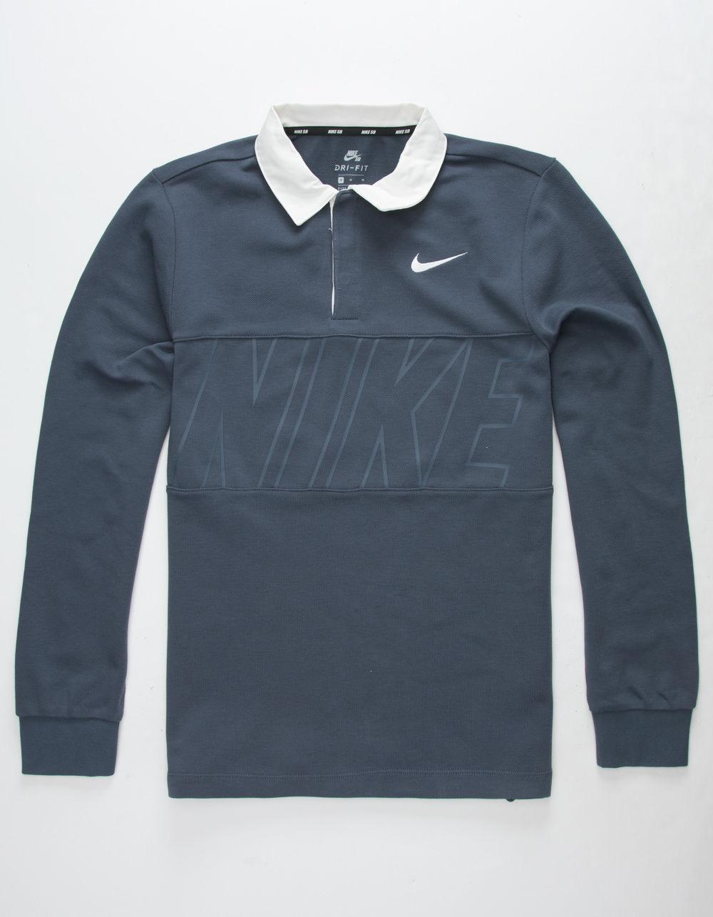 Nike Cotton Sb Drifit Rugby Mens Polo Shirt in Navy (Blue) for Men Lyst