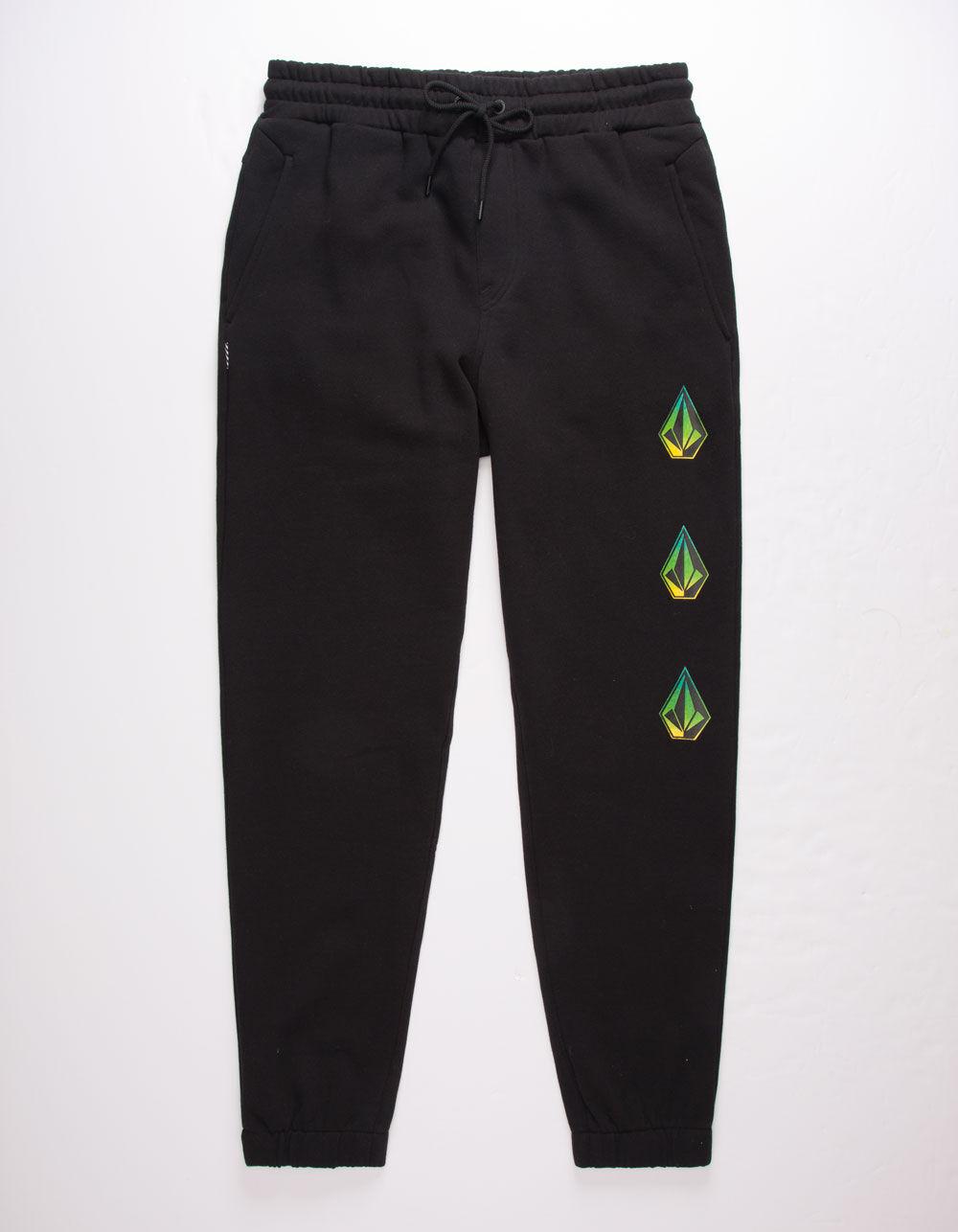 Volcom Fleece Deadly Stones Black Mens Sweatpants for Men - Lyst