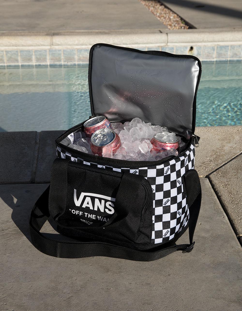 vans checkerboard cooler bag
